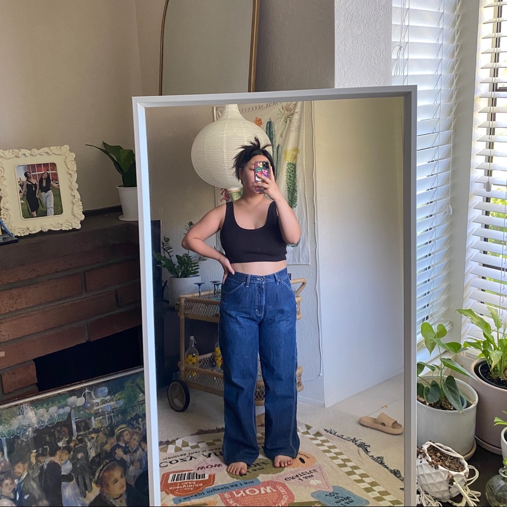Gap carpenter style denim dark wash jeans